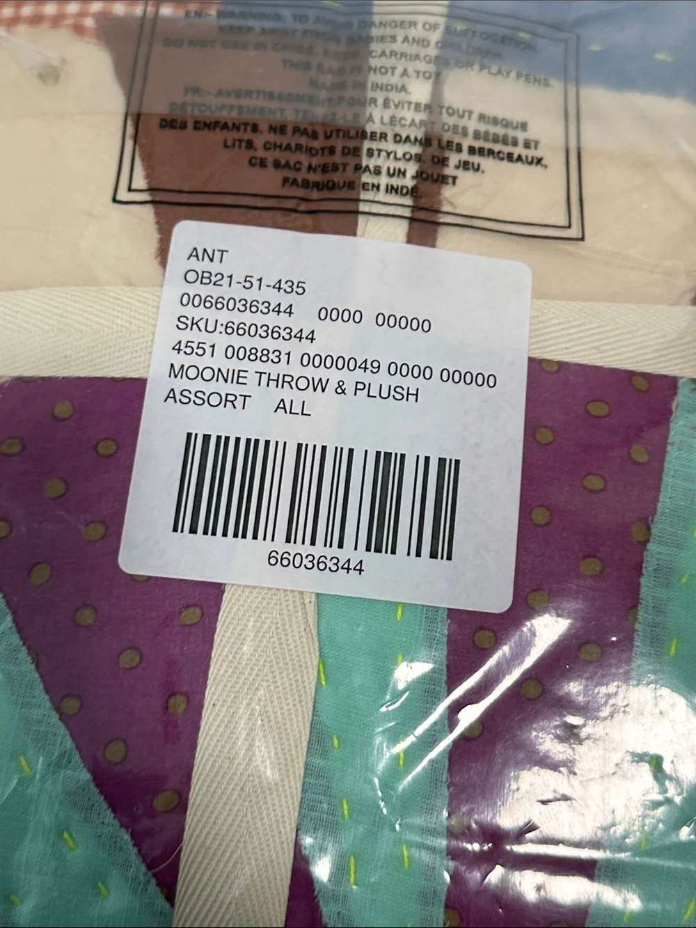 🥕 NWT Anthropologie Moonie Throw & Plush Gift Set